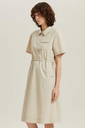 브리즈 쿨 카라 원피스 우먼 IVORY