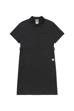 브리즈 쿨 카라 원피스 우먼 BLACK