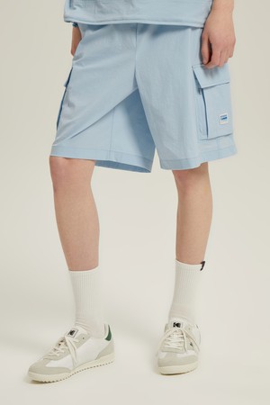 브리즈 쿨 4부 반바지 S.BLUE