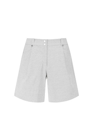 A라인 린넨 코튼 혼방 하프팬츠 GRAY (WOMAN)_GREY-a