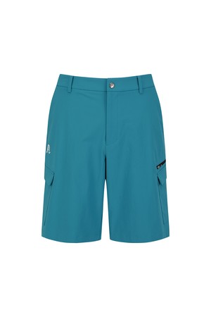 M 여름 카고 하프팬츠 PEACOCK GREEN (MAN)_GREEN-a