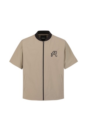 트라이앵글 반팔 자켓 BEIGE (MAN)_BEIGE-a