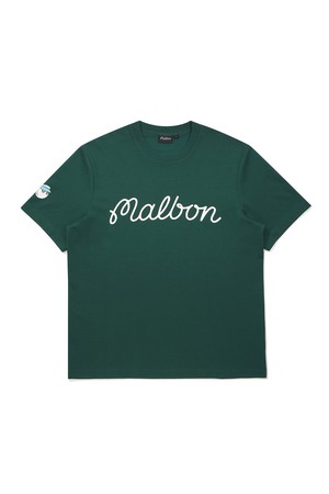 말본 스크립트 유니 라운드 티셔츠 GREEN_GREEN-a