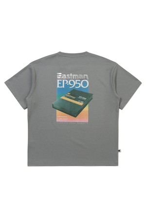 RGB 에어로쿨 비디오 그래픽 반팔 티셔츠 CHARCOAL