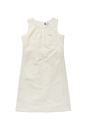 라운드 슬리브리스 원피스 IVORY