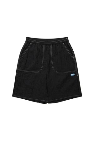 시어 라이트 5부 반바지 BLACK