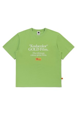 레터링 반팔 티셔츠 GREEN