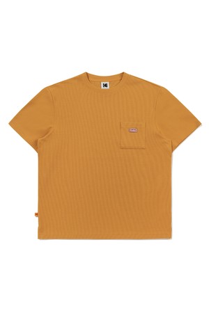 에어로쿨 와플 반팔 티셔츠 ORANGE