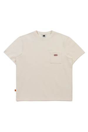 에어로쿨 와플 반팔 티셔츠 IVORY