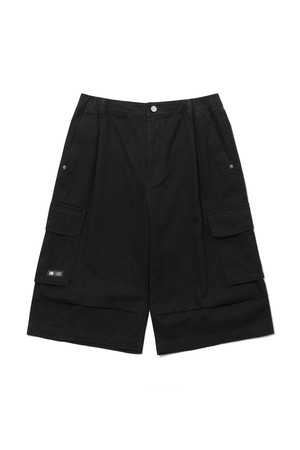 카고 버뮤다 코튼 반바지 BLACK
