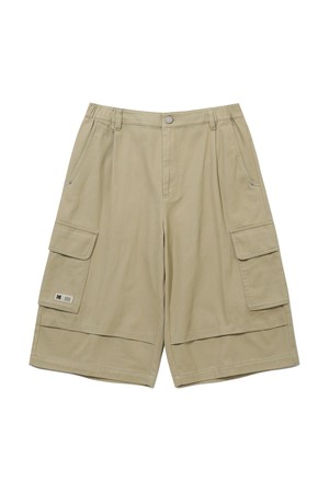 카고 버뮤다 코튼 반바지 BEIGE