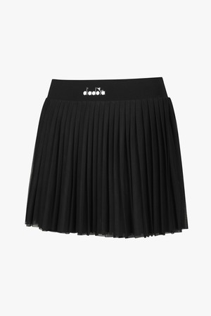 메쉬 플리츠 스커트 BLACK_BLACK-a