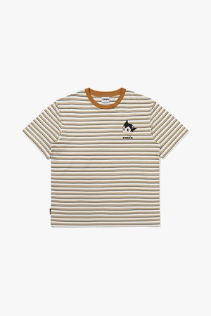 아톰 스트라이프 반팔 티셔츠 BEIGE_BEIGE-a