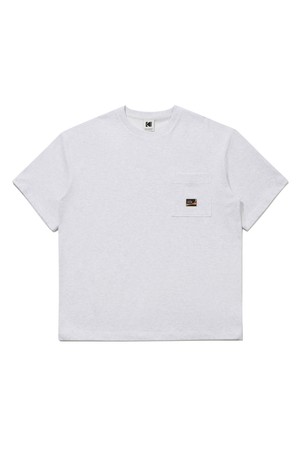 프레쉬 아스킨 포켓 반팔 티셔츠 WHITE MELANGE