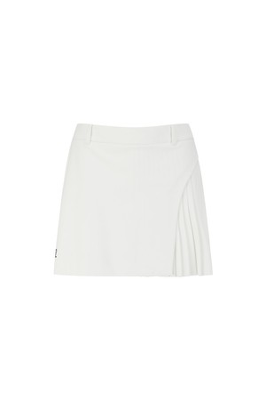 플리츠 레이어드 퍼포먼스 스커트 WHITE (WOMAN)_WHITE-a