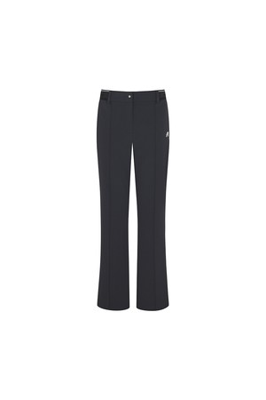 슬림핏 세미 부츠컷 팬츠 BLACK (WOMAN)_BLACK-a