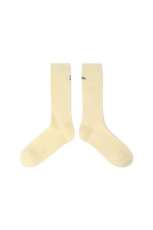 말본 로고 포인트 롱삭스 YELLOW (WOMAN)_YELLOW-a