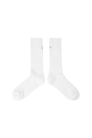 말본 로고 포인트 롱삭스 WHITE (WOMAN)_WHITE-a