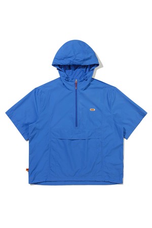 브리즈팝 쿨 반팔 후드 아노락 BLUE