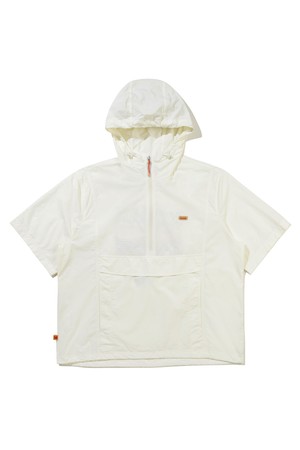 브리즈팝 쿨 반팔 후드 아노락 IVORY