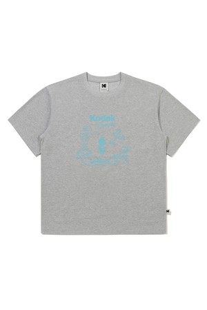 골드모먼트 소로나 그래픽 반팔 티셔츠 MELANGE GREY