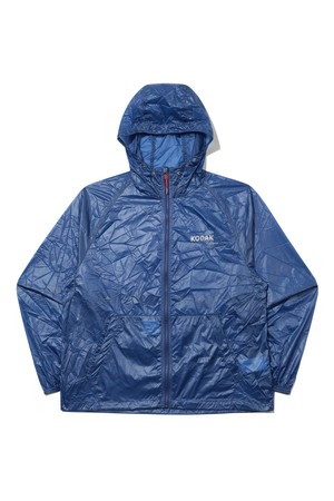 크리즈 후드 집업 자켓 BLUE