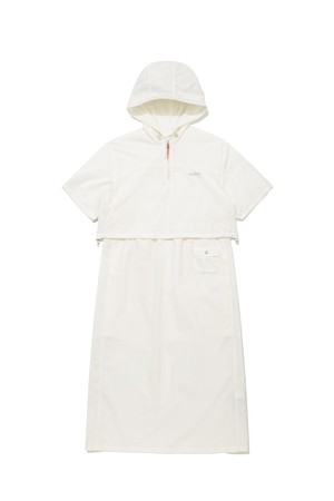 브리즈팝 쿨 후드 원피스 우먼 IVORY