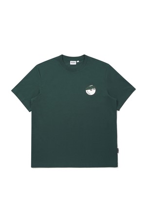버킷 트리플 스크립트 유니 라운드 티셔츠 GREEN_GREEN-a