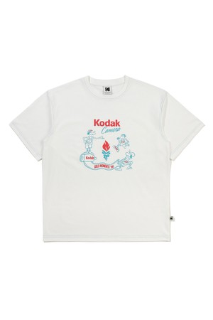 골드모먼트 소로나 그래픽 반팔 티셔츠 WHITE