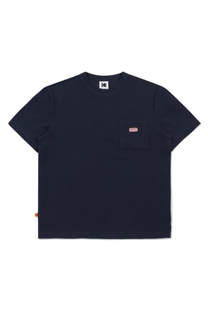 에어로쿨 와플 반팔 티셔츠 NAVY