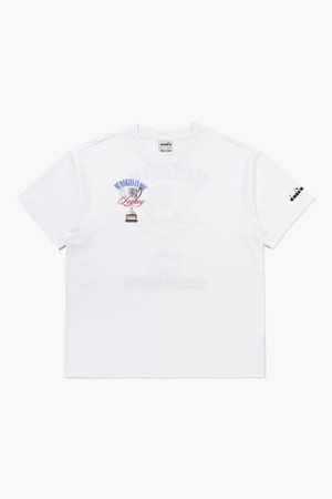 트로피 그래픽 반팔 티셔츠 OFF WHITE_WHITE-a