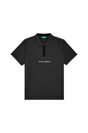 말본 퍼포먼스 라글란 집업 폴로 BLACK (MAN)_BLACK-a