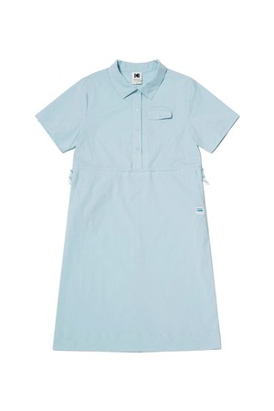 브리즈 쿨 카라 원피스 우먼 S.BLUE