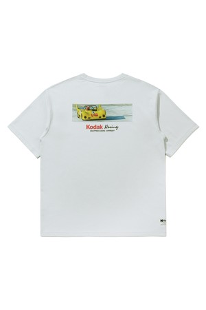 레이싱 아카이브 그래픽 반팔티 LIGHT GREY
