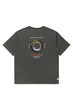 레이싱 아카이브 그래픽 반팔티 CHARCOAL