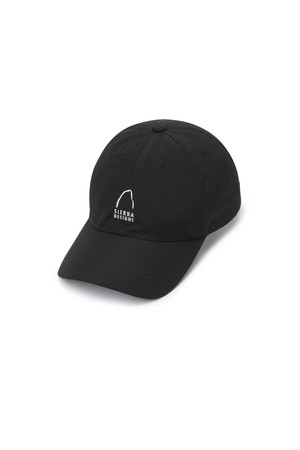 시에라디자인 로고 자수 볼캡 BLACK