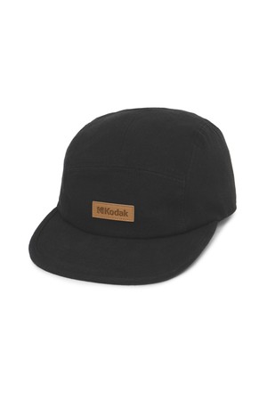 옥스포드 레더 로고 캠프캡 BLACK