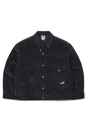 RGB 코듀로이 트러커 패딩 자켓 NAVY
