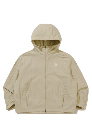 에센셜 후드 자켓 우먼 BEIGE