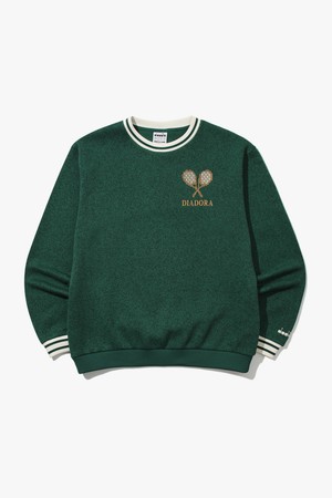 브러쉬드 코지 맨투맨 GREEN