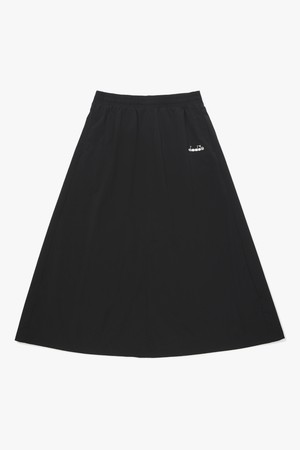 쿨웨이브 맥시 롱 스커트 BLACK
