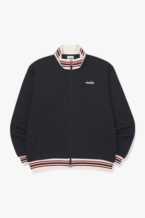 브러쉬드 코지 트랙 자켓 NAVY