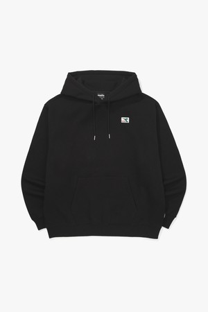 컴피 기모 후드티셔츠 BLACK