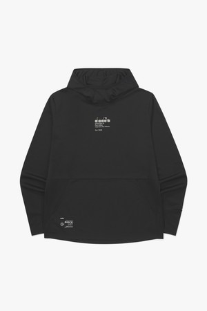 캄포 러닝 썸홀 후드 BLACK