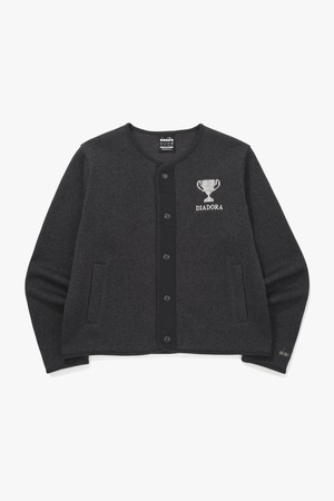 브러쉬드 코지 가디건 우먼 GREY