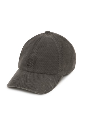 코듀로이 워싱 로고 볼캡 CHARCOAL