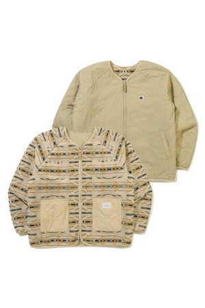 브라우니 리버서블 플리스 자켓 BEIGE