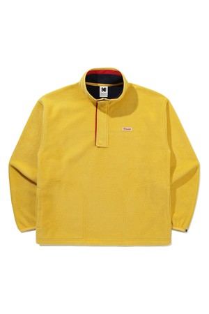 컬러라마 스탠넥 반집업 플리스 YELLOW