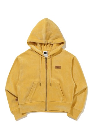 크리미 후드 집업 우먼 YELLOW