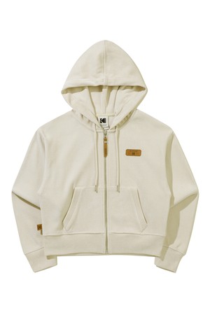 크리미 후드 집업 우먼 BEIGE